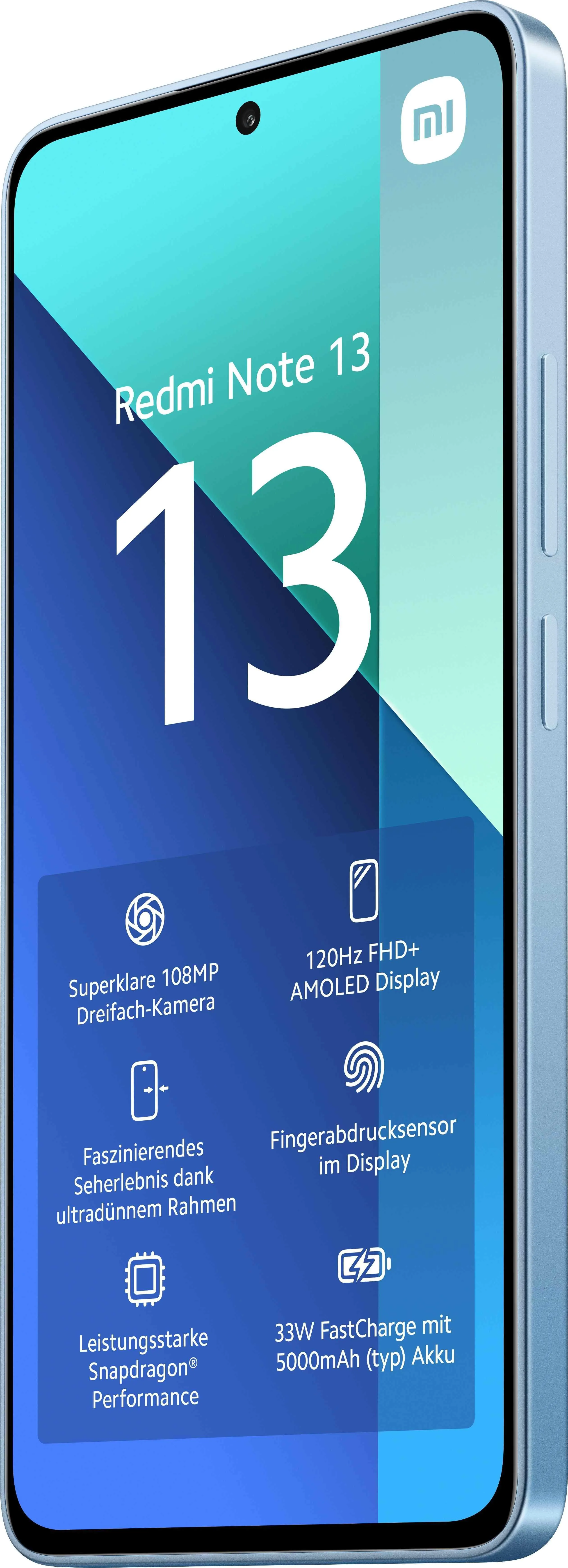 Xiaomi Redmi Note 13 128/6GB Android - mobile phone, Ice Blue