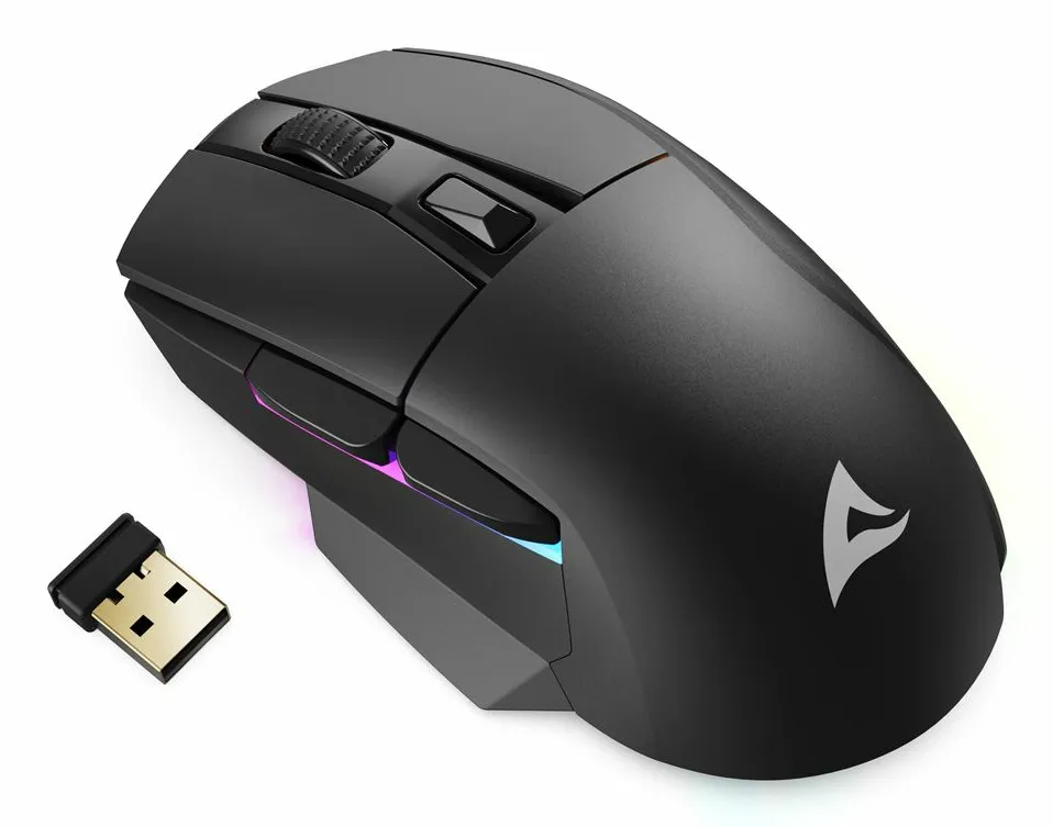 Sharkoon SKILLER SGM50W Wireless Gaming Mouse, Black