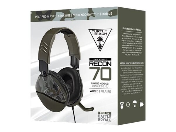 Turtle Beach Recon 70 multiplatform - gaming headset, Green Camo