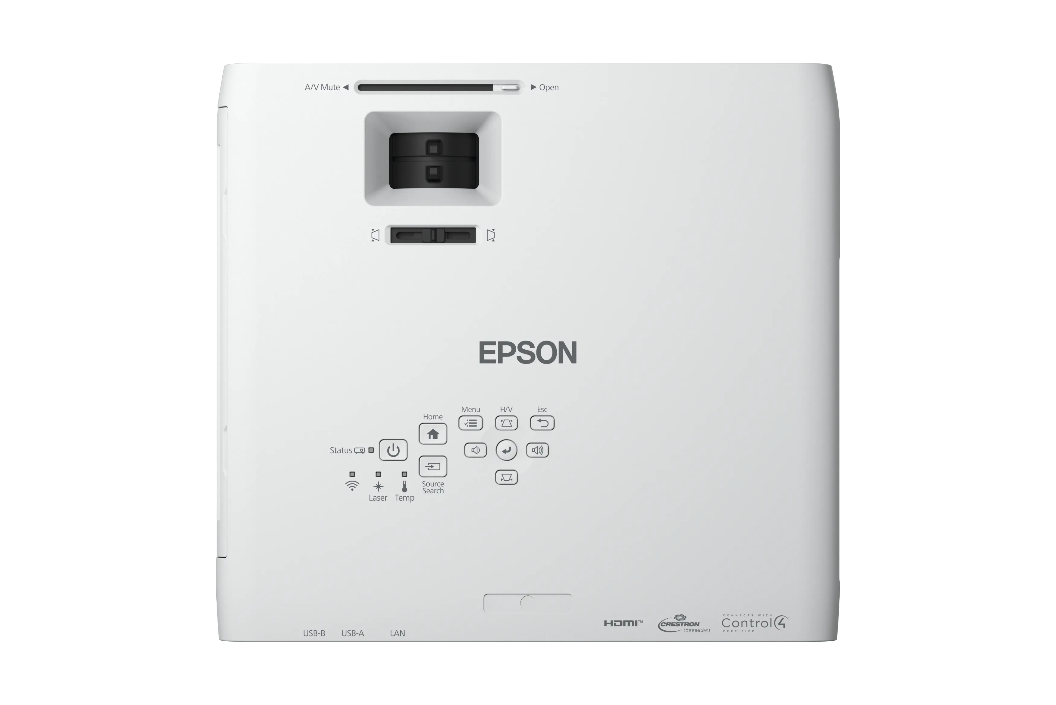 EPSON EB-L260F 3LCD Full HD 4600 ANSI lm -laserprojektori, valkoinen