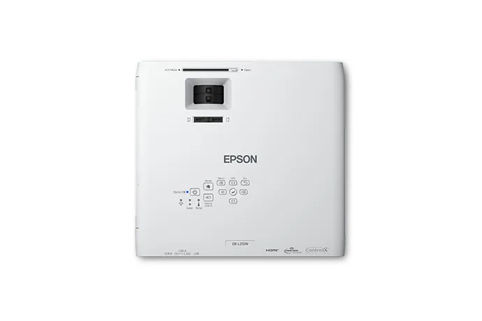EPSON EB-L210W Projector WXGA 4500Lm projection ratio 1.41 - 2.26:1 2.500.000:1 16W speaker