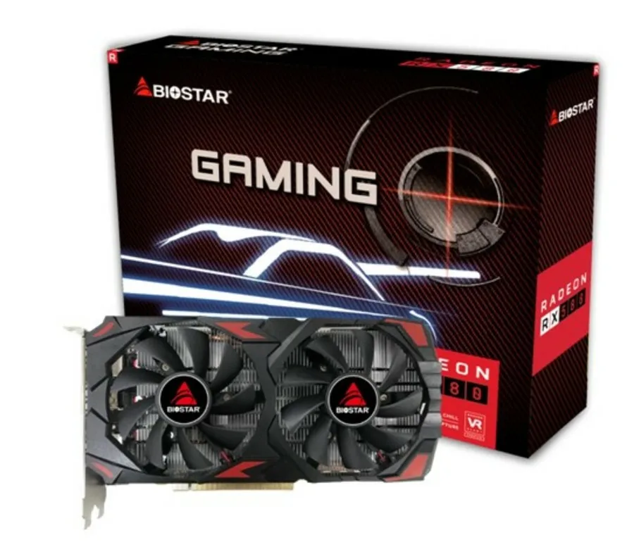 Biostar Radeon RX 580 8 Gt -n&auml;yt&ouml;nohjain