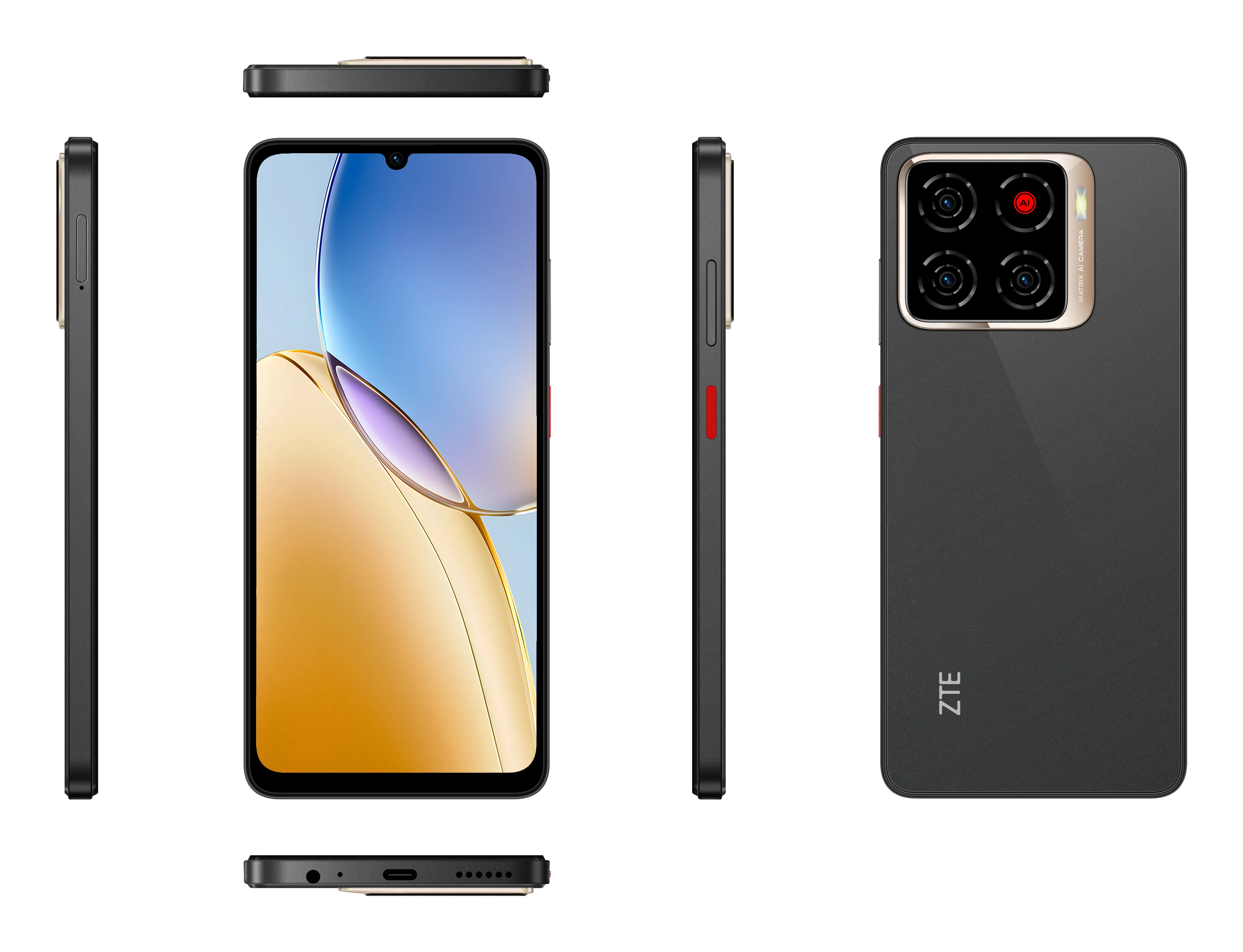 ZTE Blade A56 4/128GB, Celestial Black