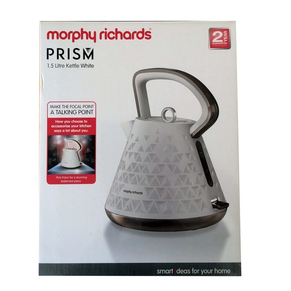 MORPHY RICHARDS Vedenkeitin Prism Valkoinen