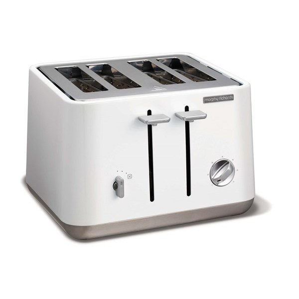 MORPHY RICHARDS Toaster Aspect White 4-Slices