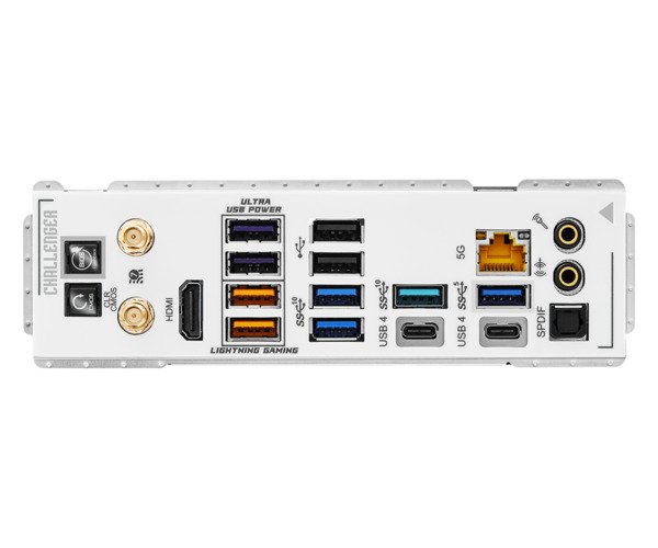 ASRock X870E Challenger WiFi 7 AM5 ATX Motherboard, White