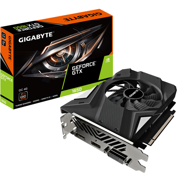 Gigabyte GeForce GTX 1650 D6 OC 4G Rev 2.0, 4GB - grafikkort