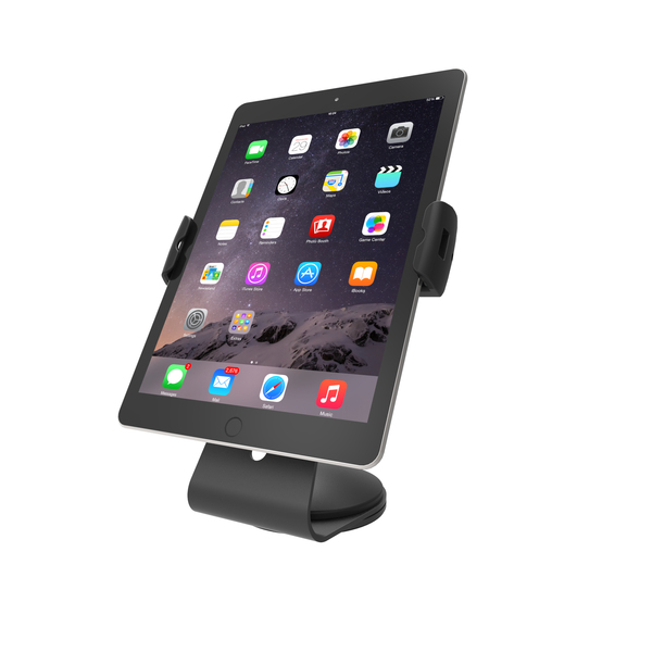 Maclocks Cling 2.0 Universal iPad Security Stand - Teline tuotteelle tabletti - musta -n&auml;yt&ouml;n koko: 13" saakka