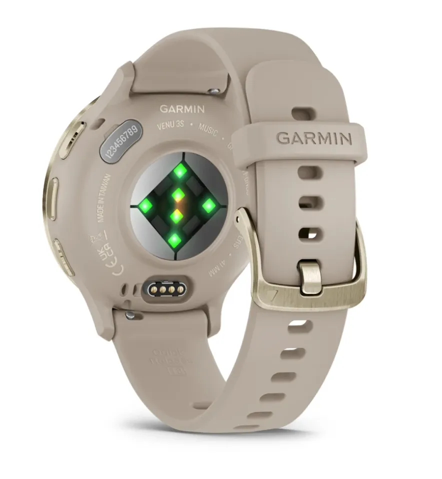 Garmin Venu 3s - smartklocka, french gray/cream gold