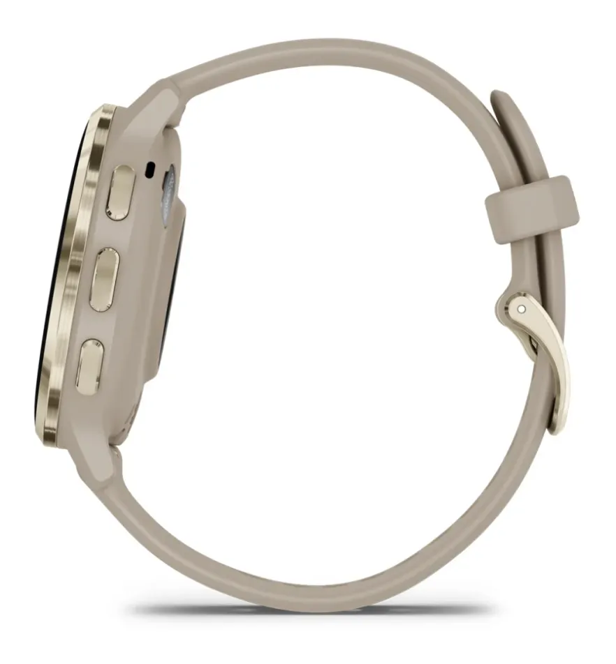 Garmin Venu 3s - smartklocka, french gray/cream gold