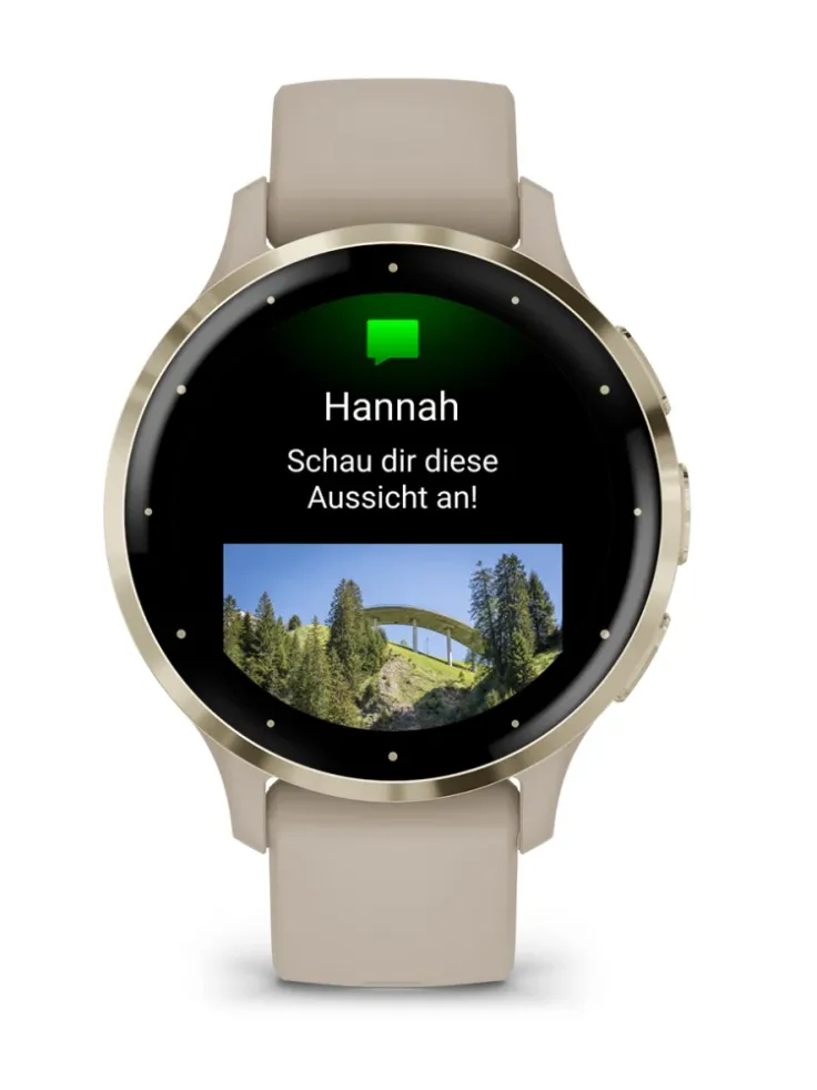 Garmin Venu 3s - smartklocka, french gray/cream gold