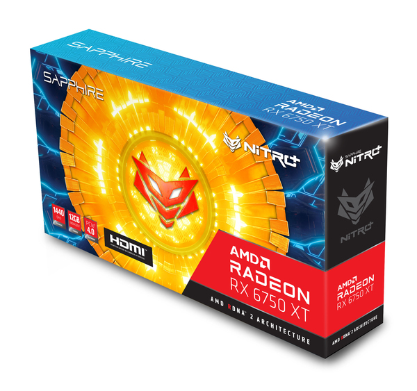 Sapphire Radeon RX 6750 XT Nitro+ Gaming OC 12 GB - grafikkort