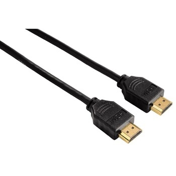 HAMA HDMI Johto 1,5m Ethernet Bulk Musta Kullattu