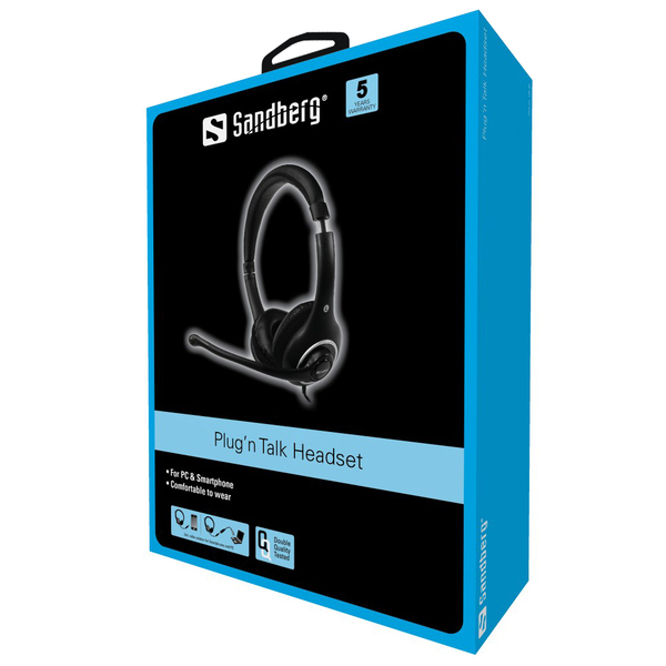 Plug'n Talk Headset Black