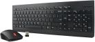 Lenovo Essential Ergonomic Keyboard and Mouse, Black