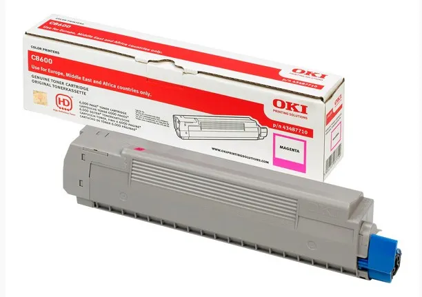 OKI toner magenta for C8600 C8800 6000pages