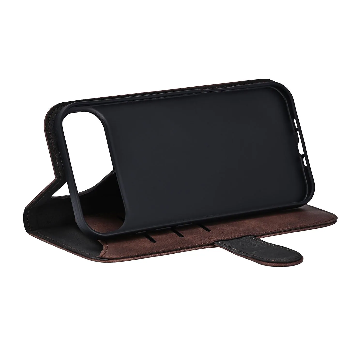 Cear Classic MagSerie iPhone Air - plånboksfodral, Brun