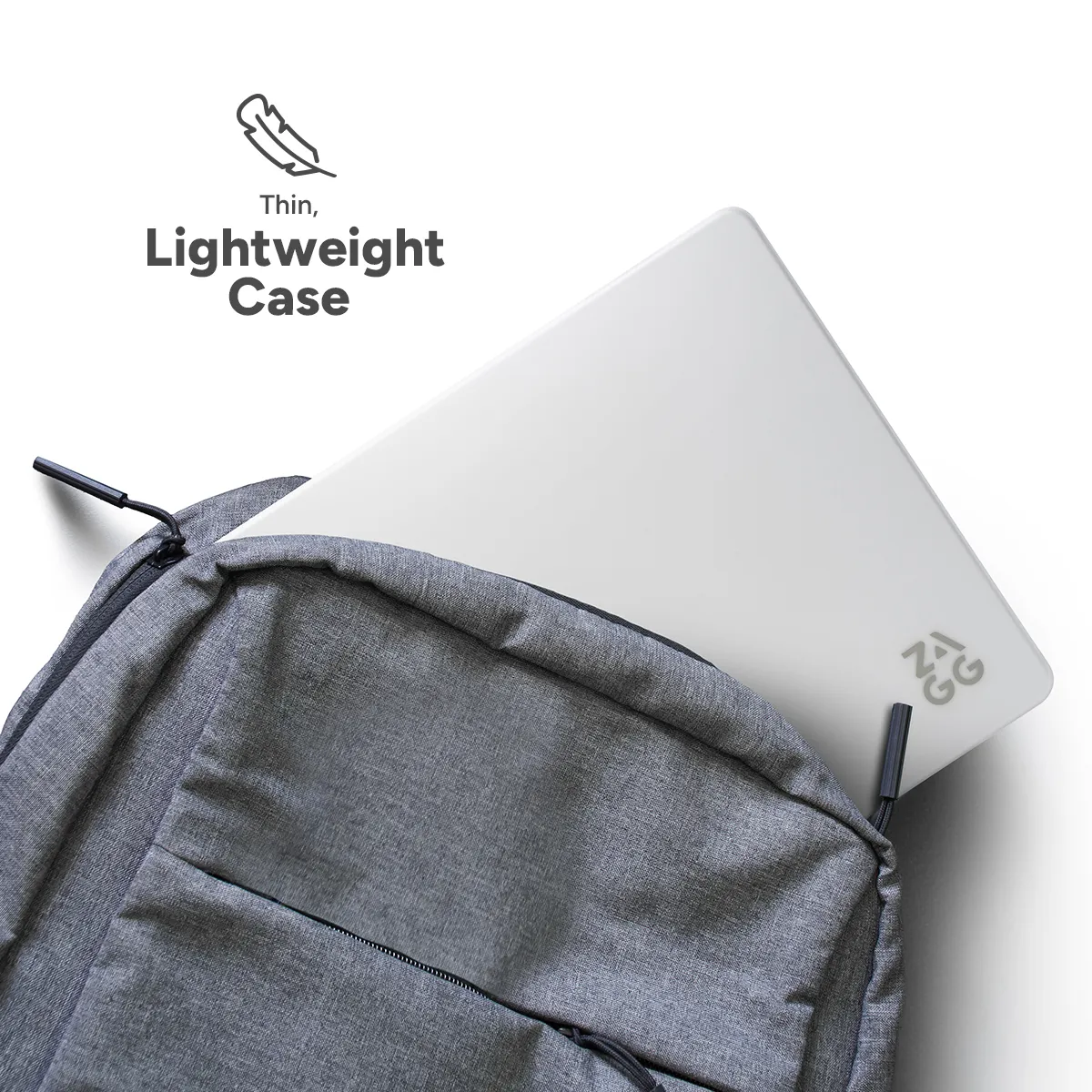 Zagg Hardshell MacBook Pro 13&quot;M2/M1/'20 Clear - laptop case