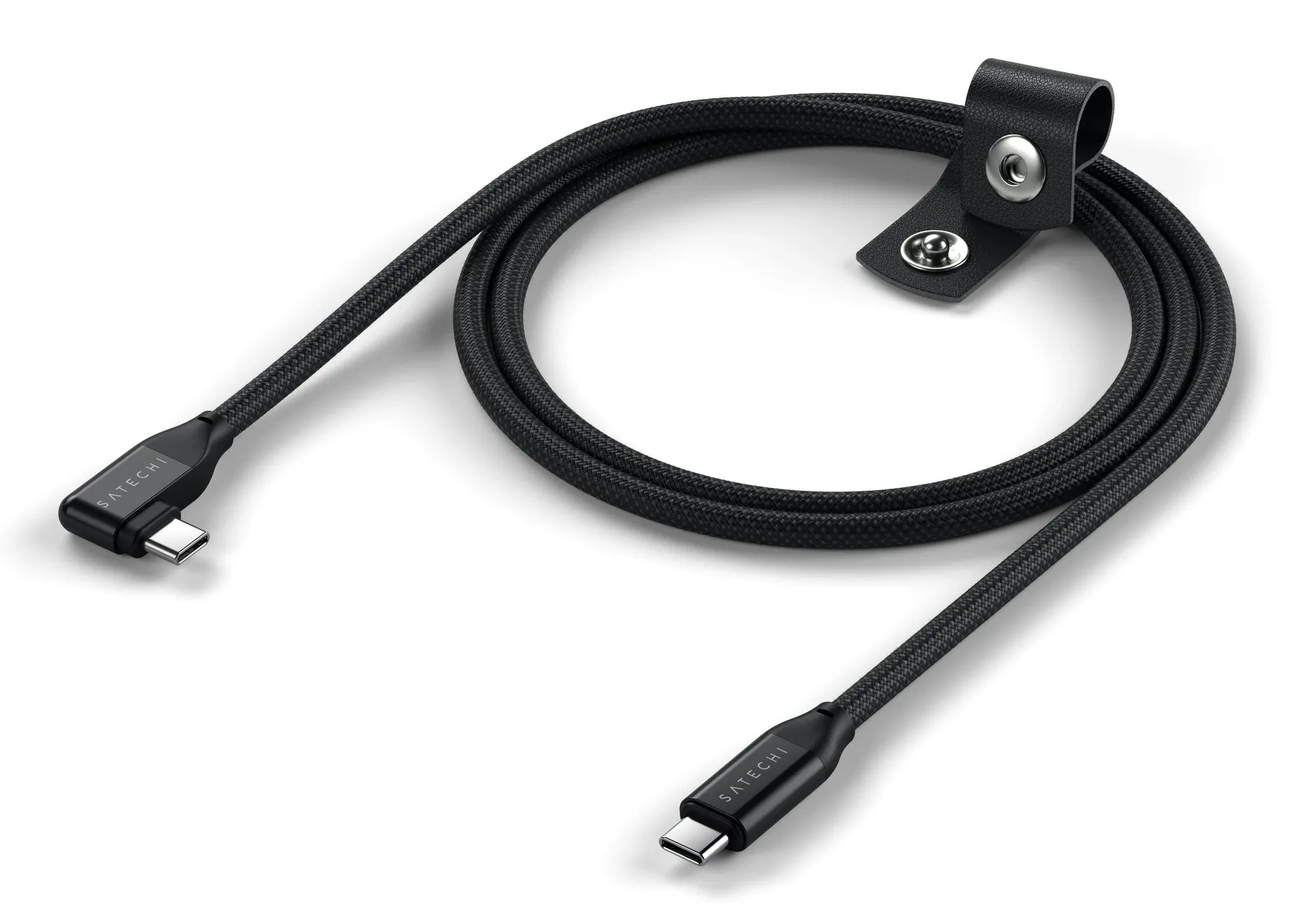 Satechi Right Angle USB-C cable, 240W, 1 m, Black