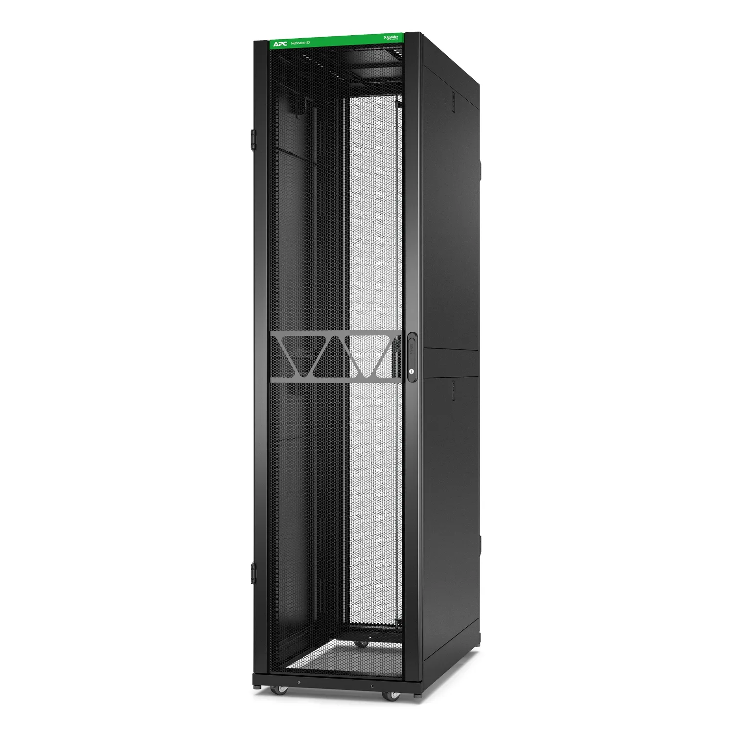 APC NetShelter SX Server Rack Gen 2 48U 2258H x 600W x 1070D mm w/ Sides Black