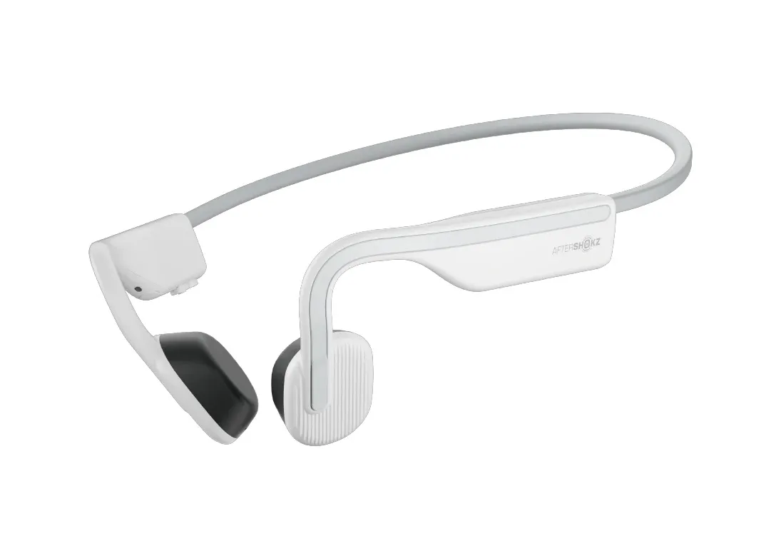 Shokz OpenMove - benledande hörlurar, Vit