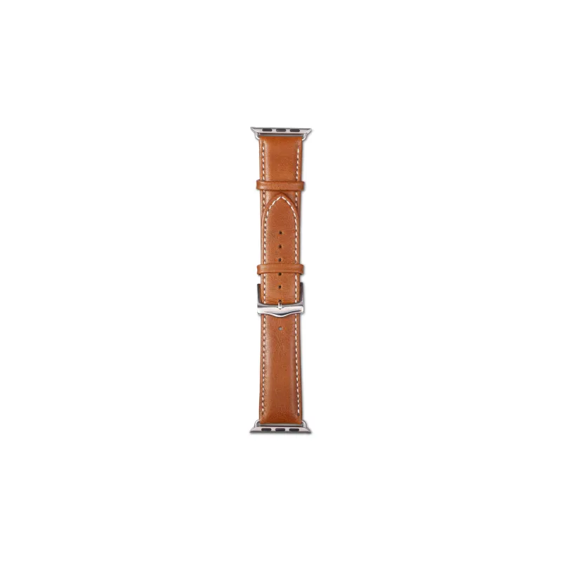 Watch Strap Copenhagen - 38mm Silver Tan