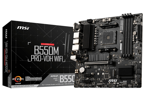 MSI B550M PRO-VDH mATX - moderkort