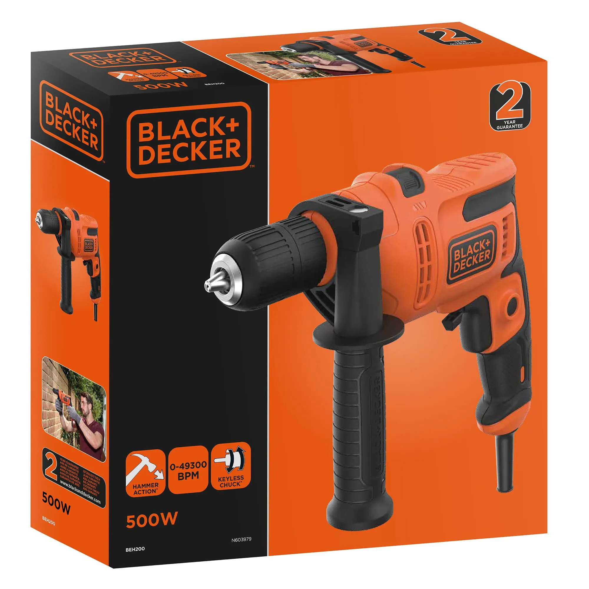 Black & decker Impact drill 500w