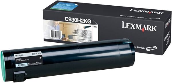 Lexmark C930H2KG High Yield lasertoner, svart