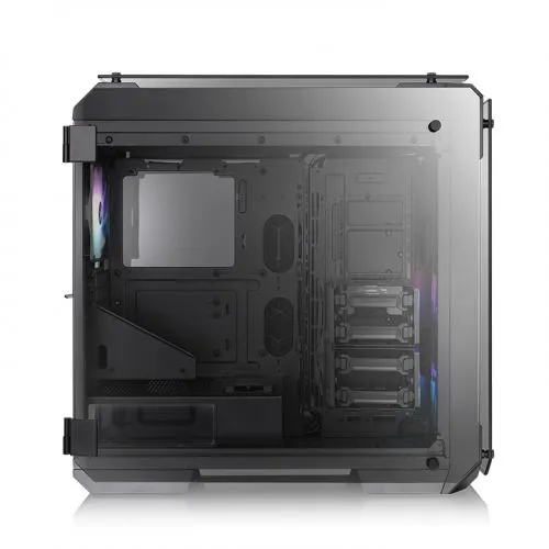 Thermaltake View 71 ARGB Edition full-tower chassi, med f&ouml;nster, med RGB-belysning, svart