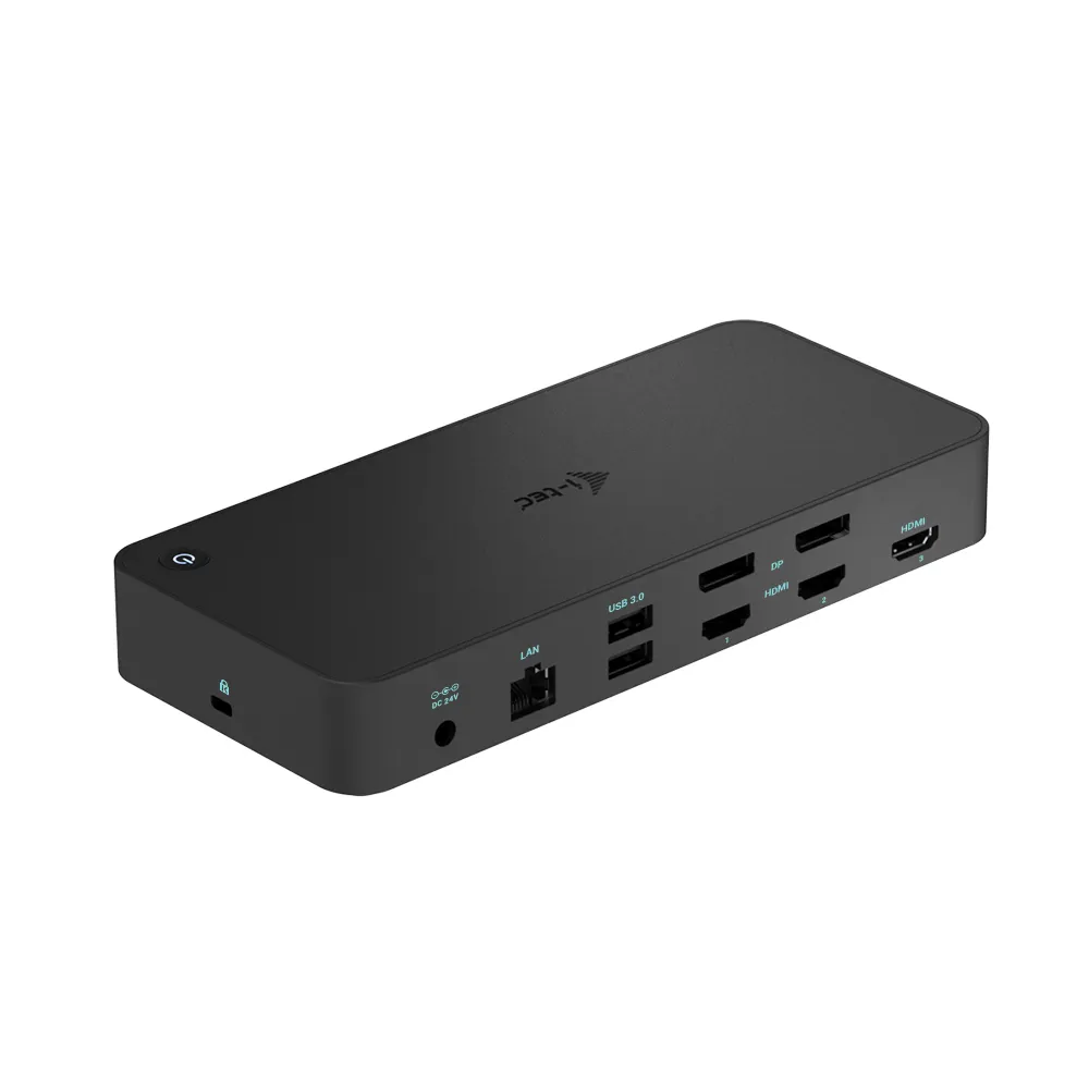 I-Tech USB 3.0 / USB-C / Thunderbolt, 3x 4K PD 100W - docking station