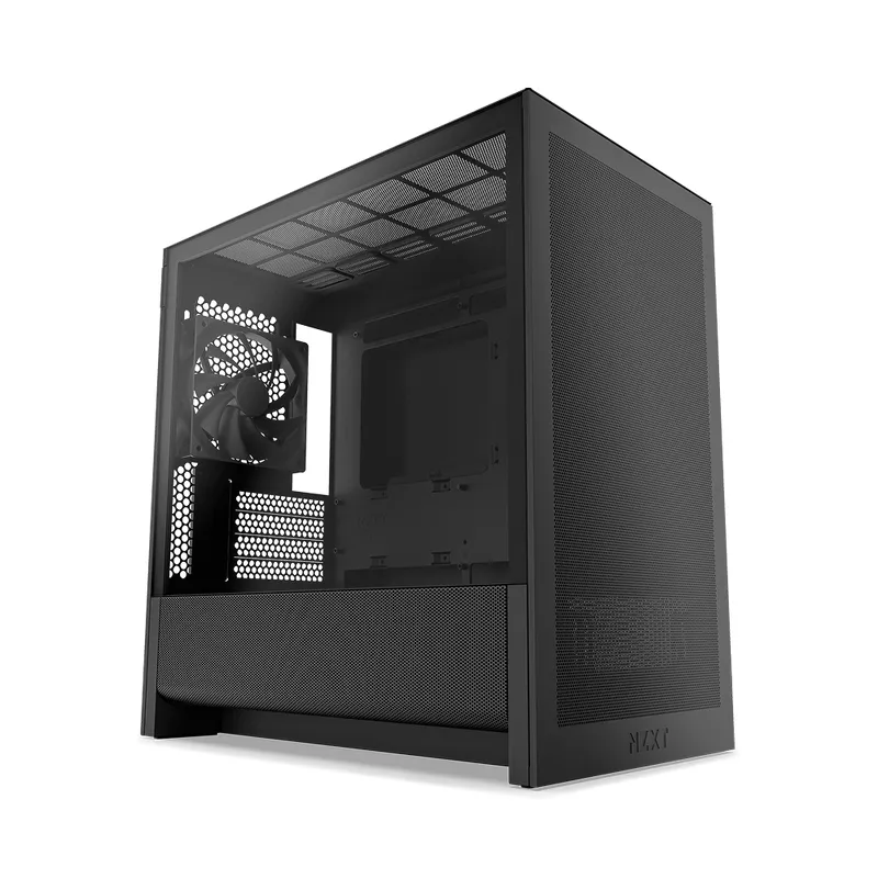 NZXT H3 Flow (2025) mATX - chassi, Svart