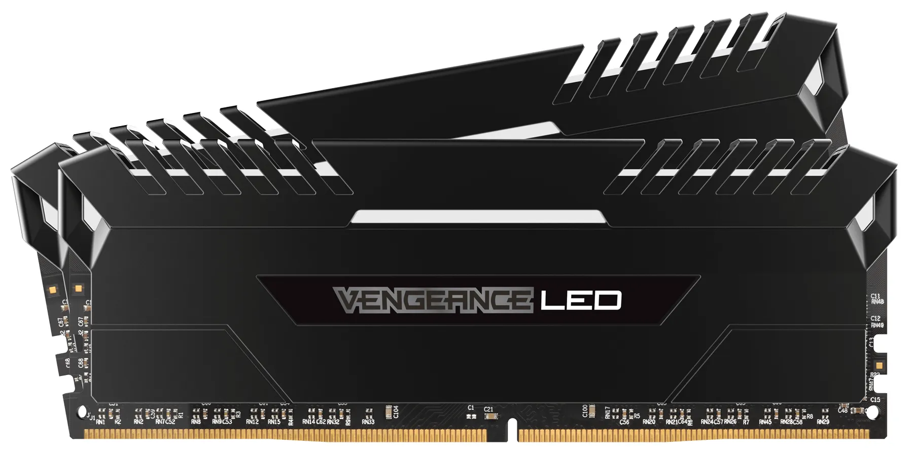 Corsair Vengeance LED 16 GB (2 x 8 GB) DDR4 2666 MHz, CL15 minne (XMP)