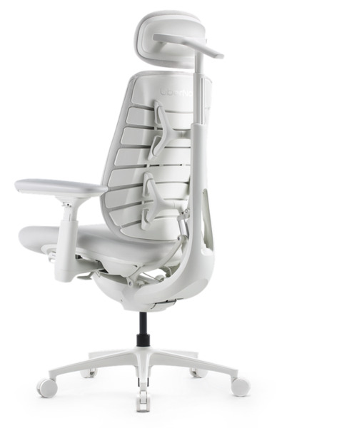 LiberNovo Maxis Electric Ergonomic Office Chair, Glacier