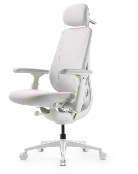 LiberNovo Maxis Electric Ergonomic Office Chair, Glacier