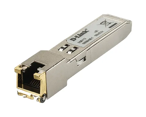 D-Link DGS 712 - SFP (mini-GBIC) lähetin-vastaanotin-moduuli - GigE - 10Base-T, 100Base-TX, 1000Base-T - RJ-45 malleihin DES 30XX, DGS 3100, 3200, Web Smart DGS
