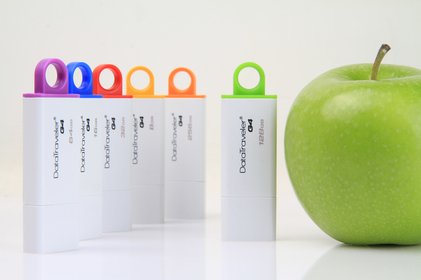 Kingston 64GB DataTraveler G4 USB 3.0 - memory stick, Violet/White