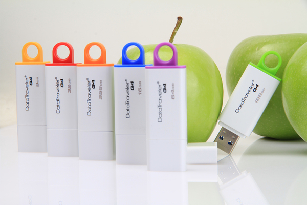 Kingston 64GB DataTraveler G4 USB 3.0 - memory stick, Violet/White