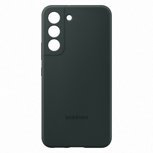 Samsung Galaxy S22 Silicone Cover - Case, Dark Green