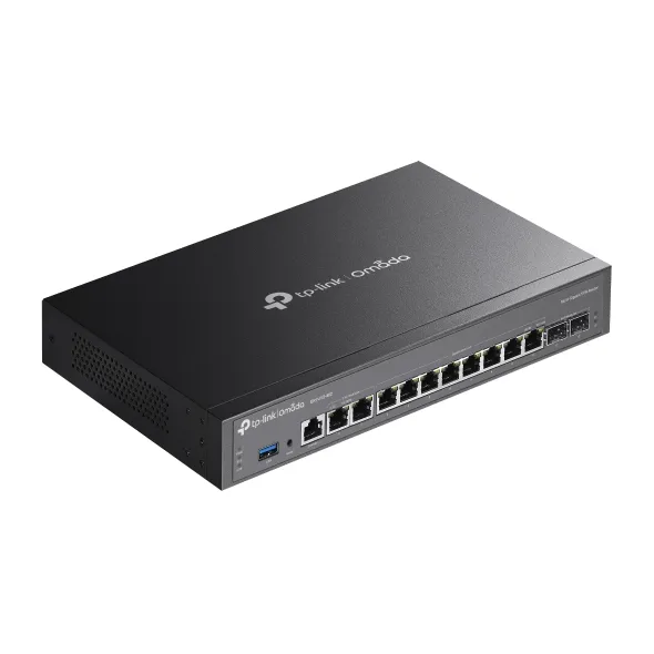 TP-Link ER7412-M2 Omada - VPN-gateway, svart