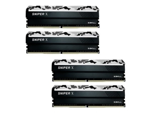 G.SKILL Sniper X 64GB (4 x 16GB) DDR4 2400 MHz, CL17 Memory, Urban Camo (XMP)