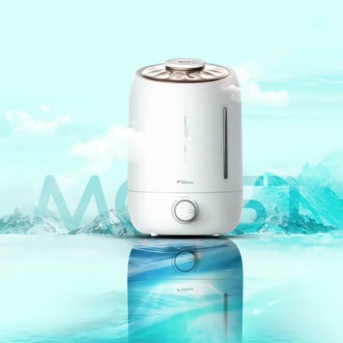DEERMA F500 Ultrasonic Air Humidifier, 5 L, White