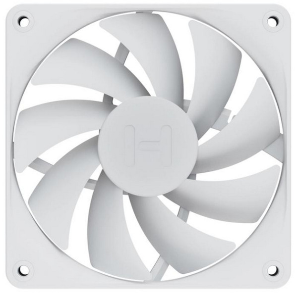 HYTE FA12 PWM ARGB Fan Kit, Fluid Dynamic Bearing, 120mm, 4-pack, White