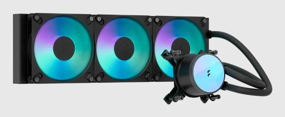 Fractal Design Radius 360mm RGB Liquid Cooler, Black