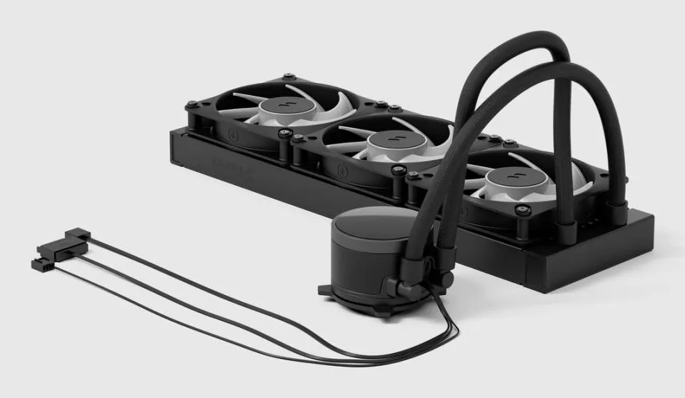 Fractal Design Radius 360mm RGB Liquid Cooler, Black