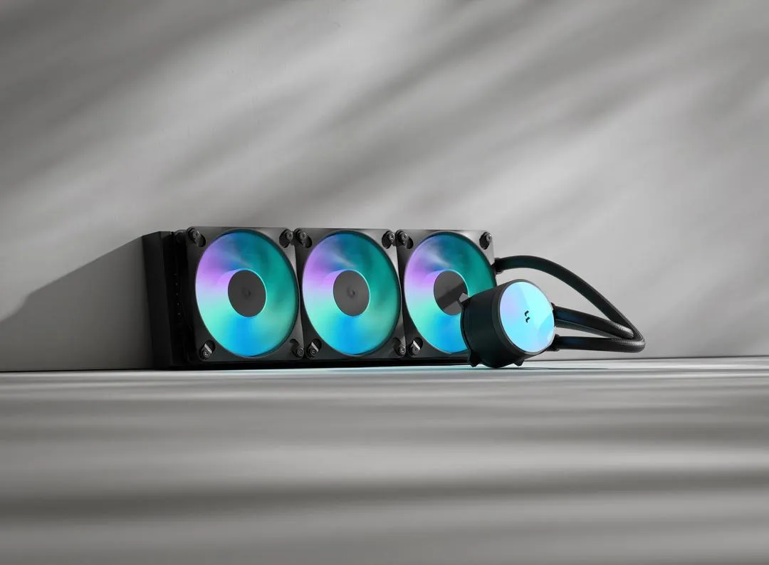 Fractal Design Radius 360mm RGB Liquid Cooler, Black