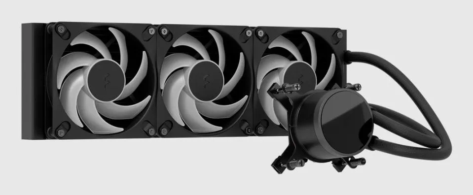 Fractal Design Radius 360mm RGB Liquid Cooler, Black