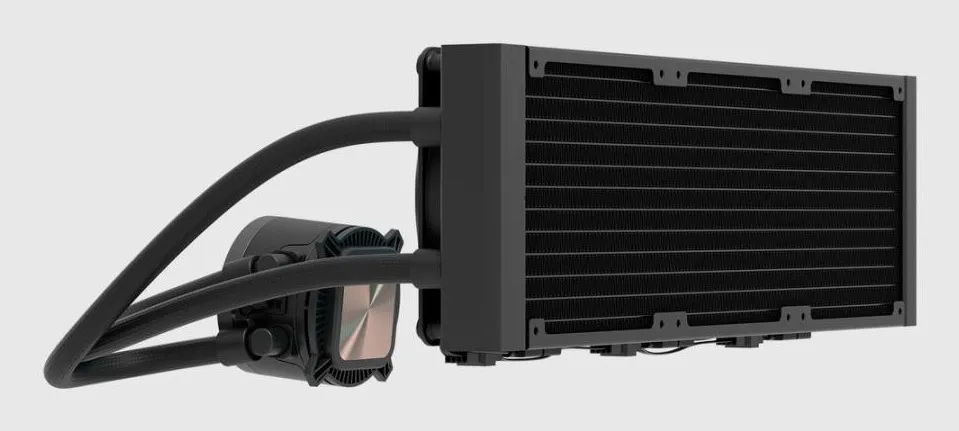 Fractal Design Radius 360mm RGB -nestej&auml;&auml;hdytin, musta