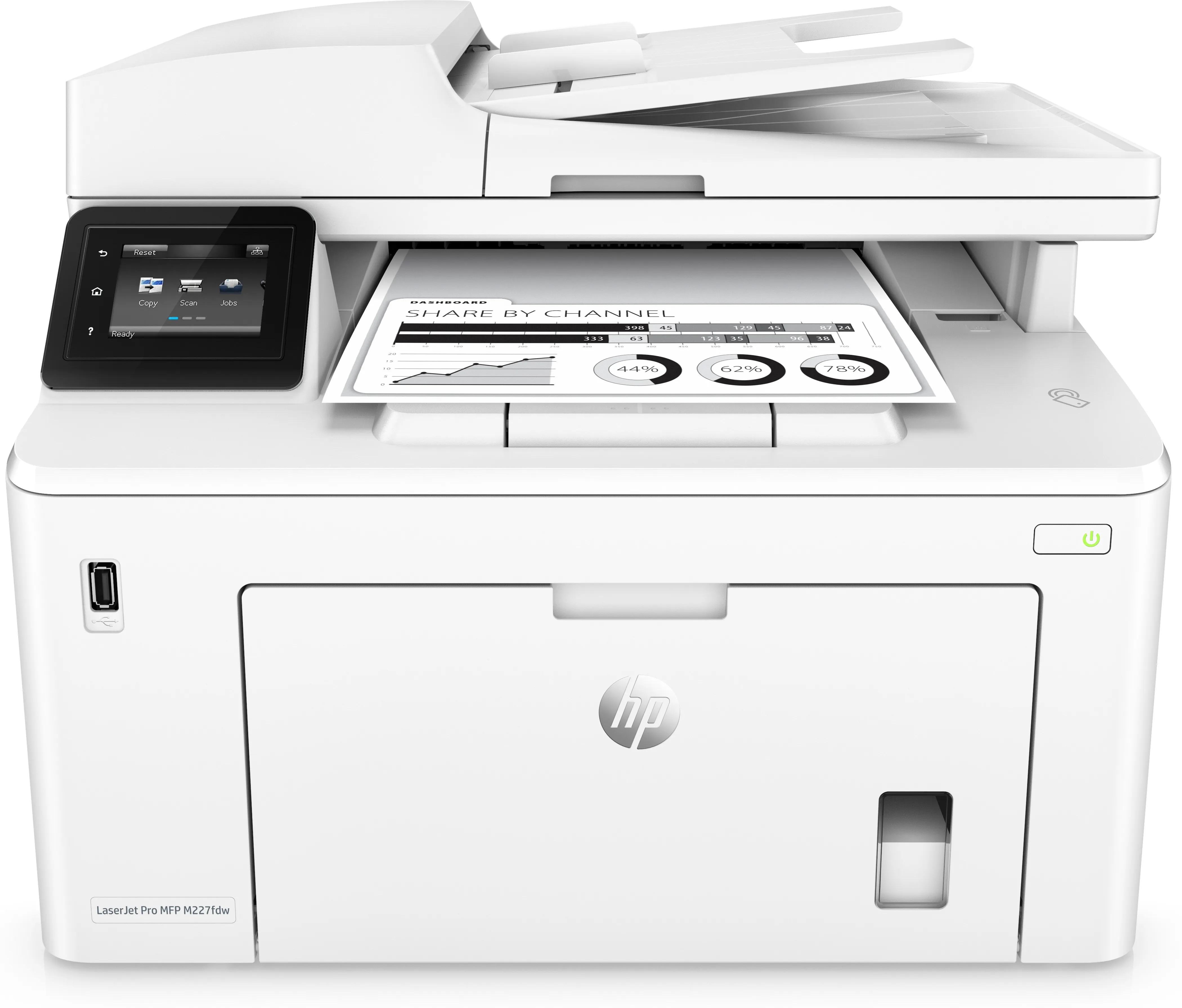 HP LaserJet Pro M227fdw Duplex, LAN/Wi-Fi, A4 - mono laser printer