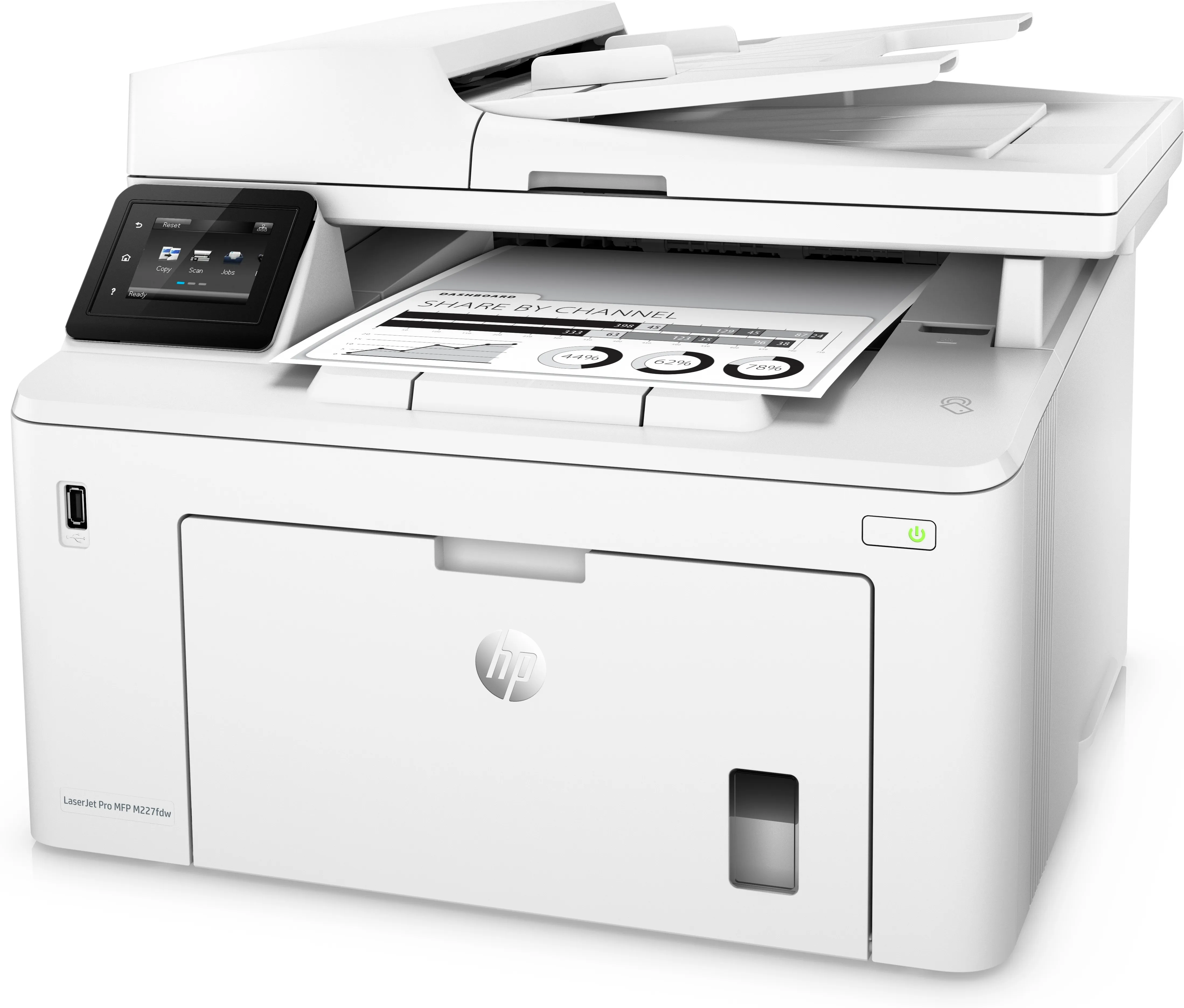 HP LaserJet Pro M227fdw Duplex, LAN/Wi-Fi, A4 - mono laser printer